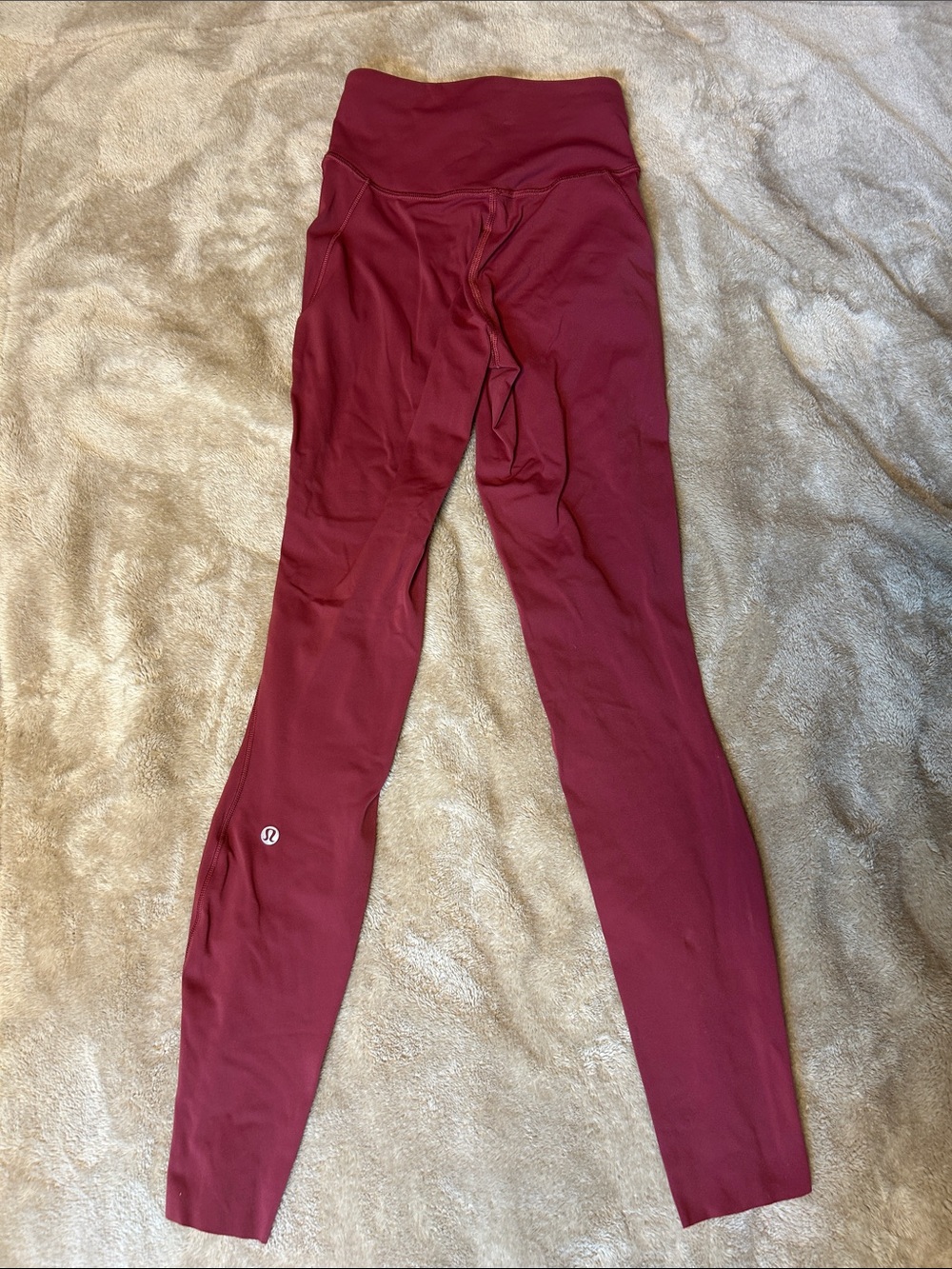 lululemon athletica Maroon High-Rise Leggings